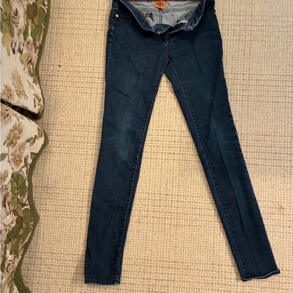 Tory Burch Dark Blue Skinny Jeans